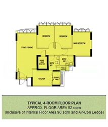Blk 313C Punggol Parcvista (Punggol), HDB 4 Rooms #558266291
